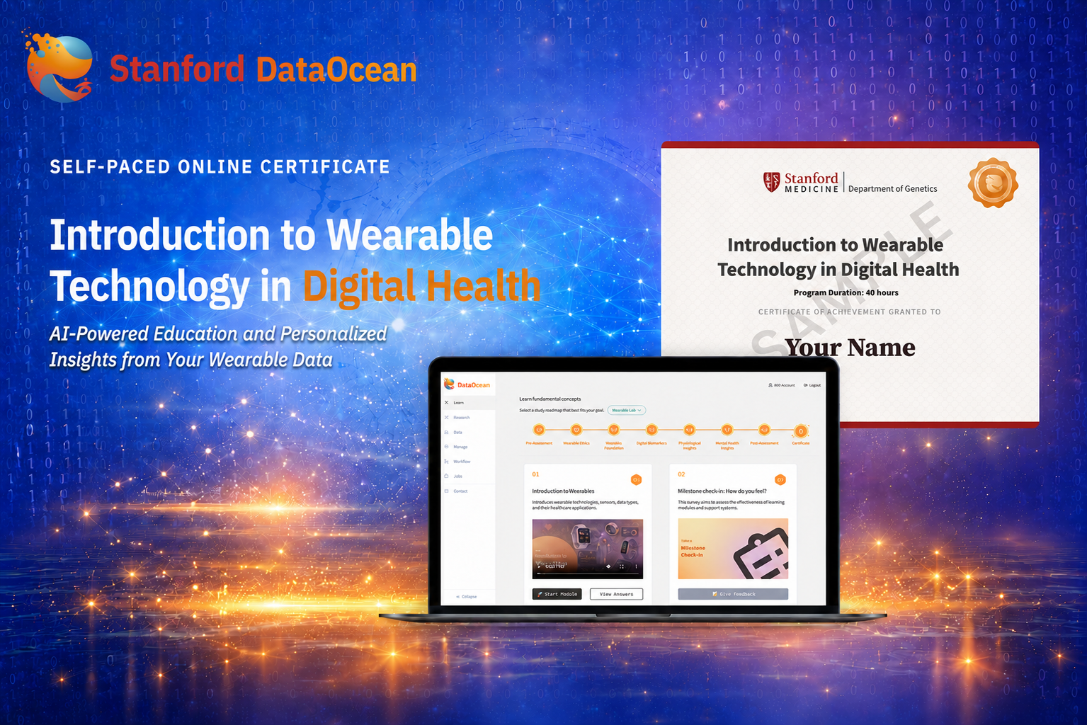 Introduction to Wearable Technology in Digital Health course cover
